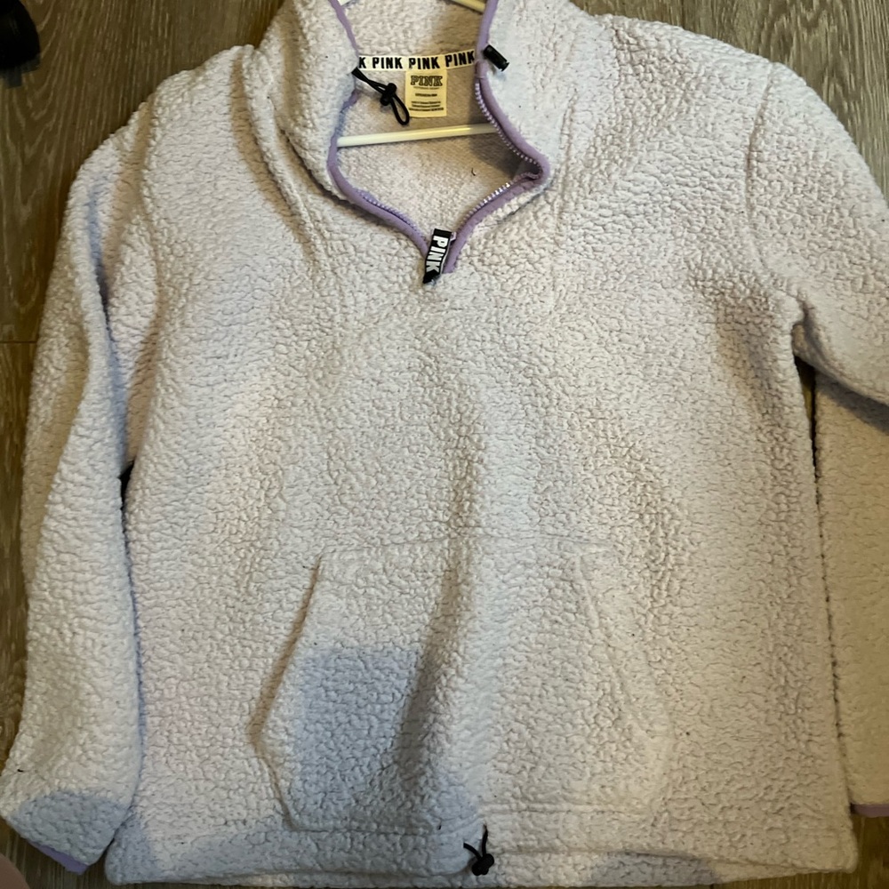 PINK 1/4 zip up